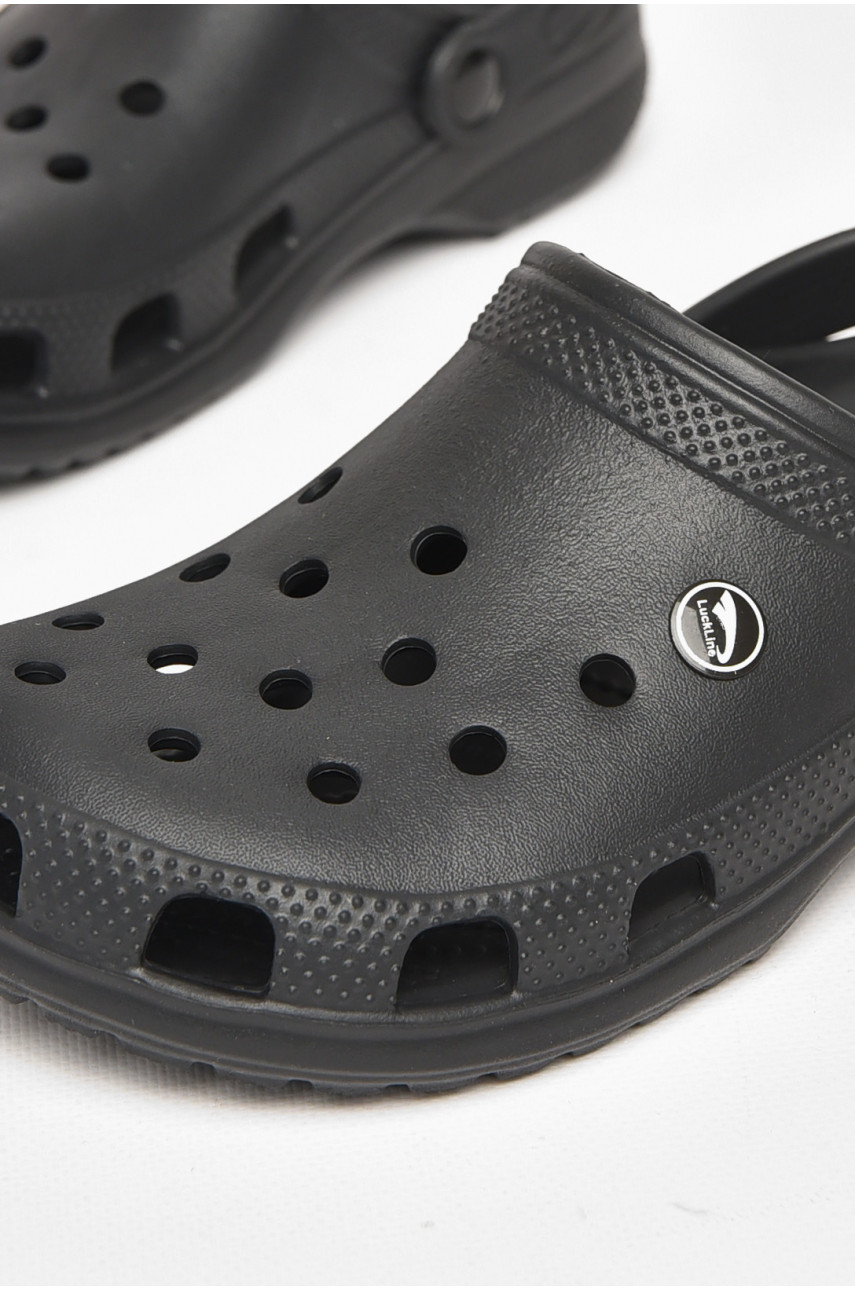 Кроксы женские черного цвета 212421 Кроксы женские черного цвета 212421