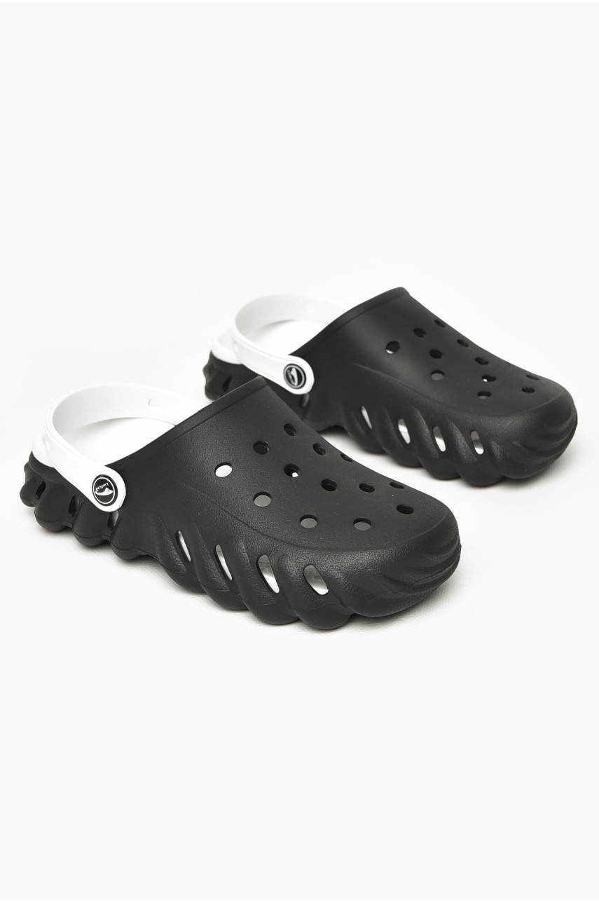 Кроксы женские черного цвета 212423
