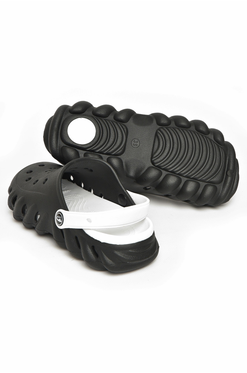 Кроксы женские черного цвета 212423