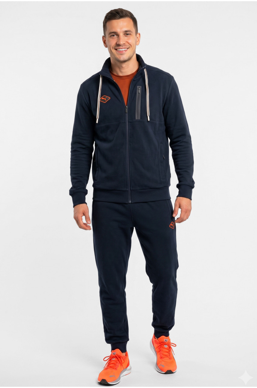 Спортивний костюм чоловічий темно-синього кольору 2503 212443