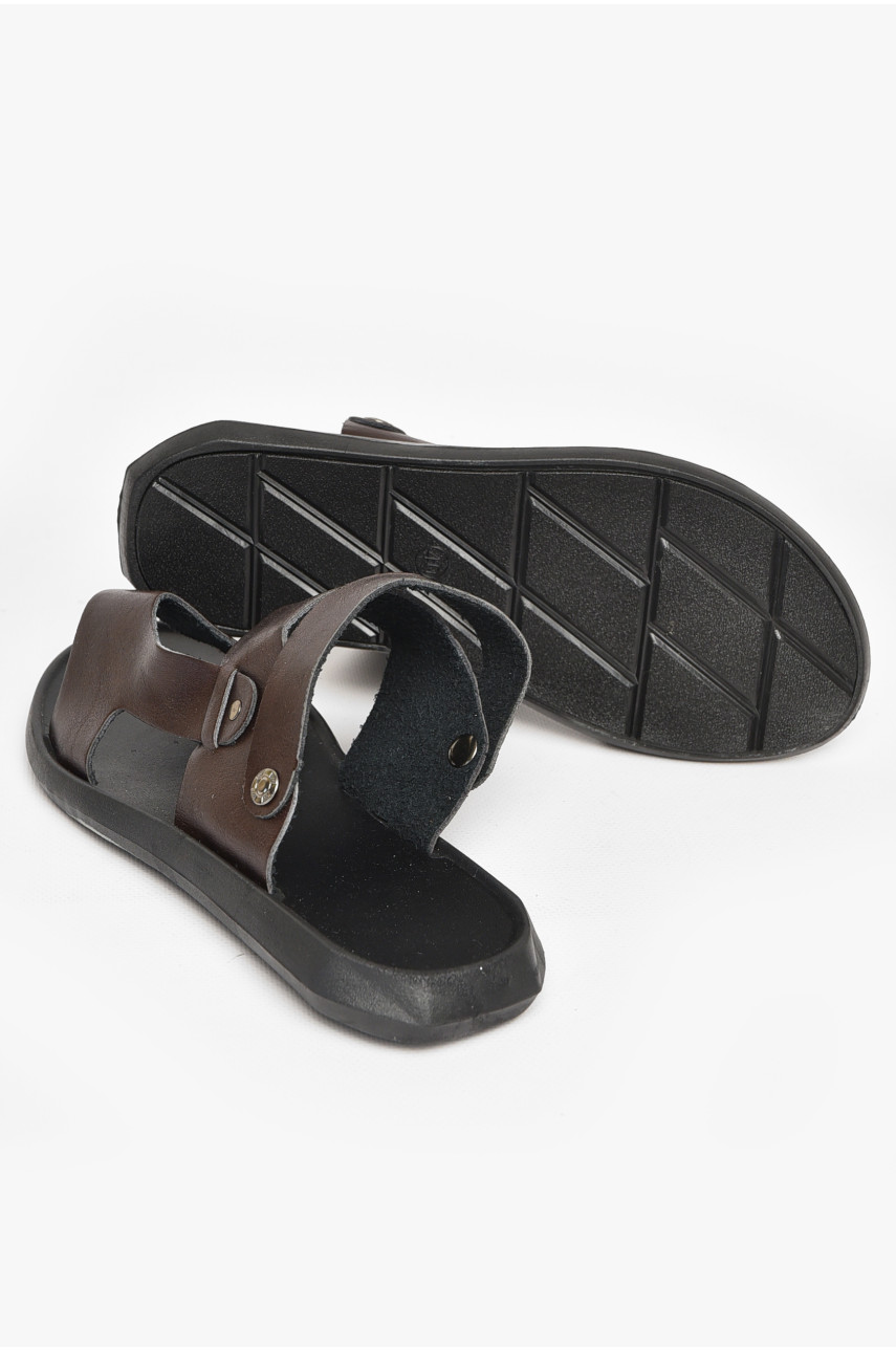 Сандалии мужские коричневого цвета 72с 212445