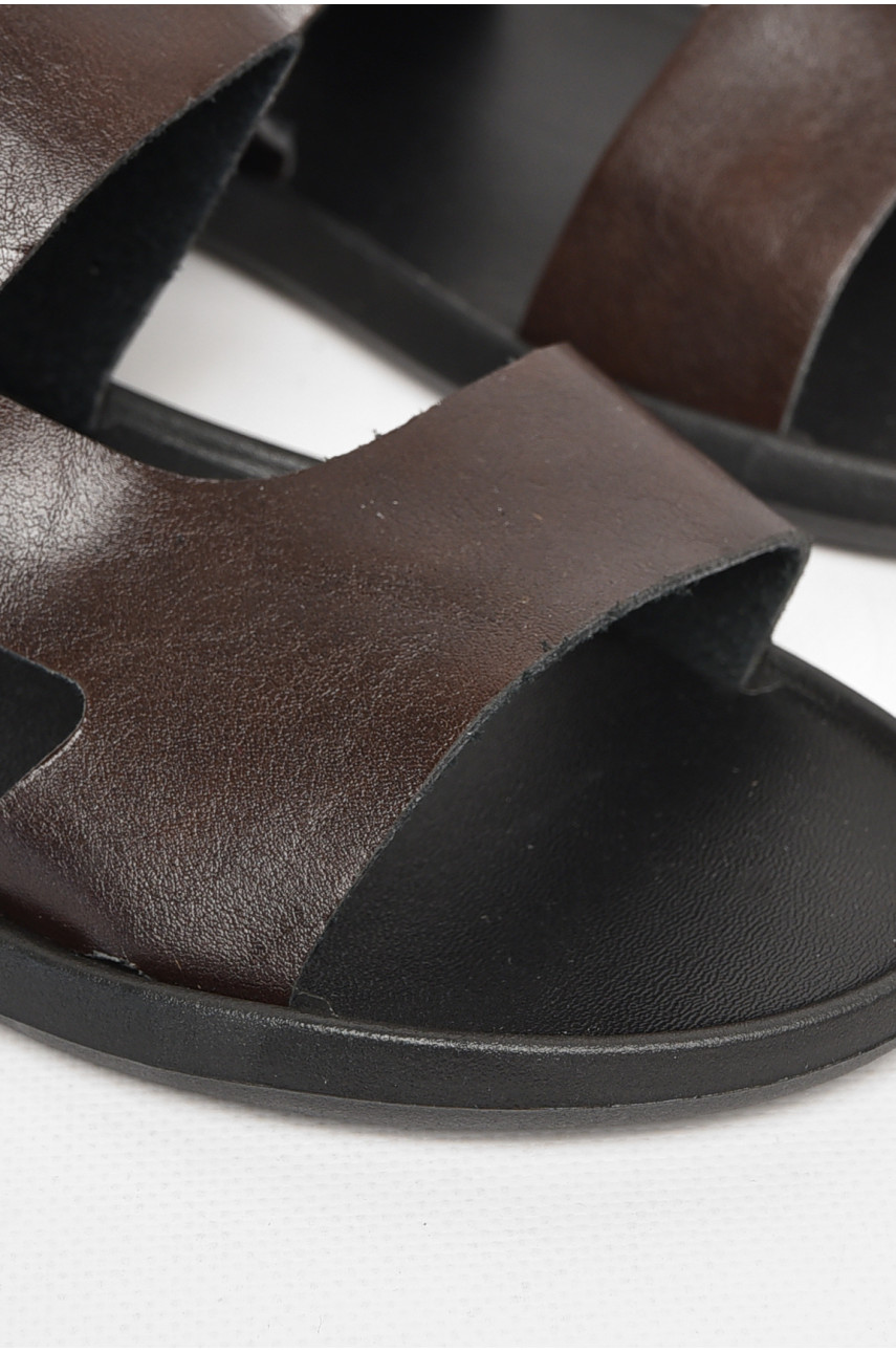 Сандалии мужские коричневого цвета 72с 212445