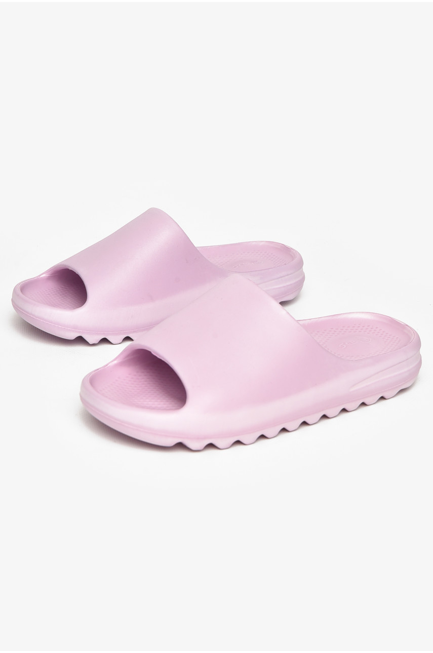 Шльопанці піна жіночі бузкового кольору ПЖ-44 212451