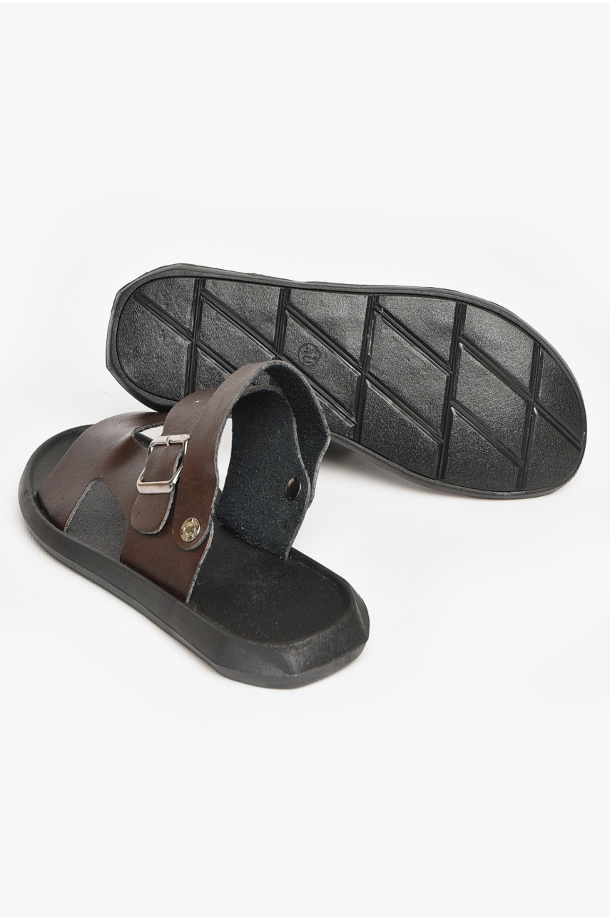 Сандалии мужские коричневого цвета 70с 212460 Сандалии мужские коричневого цвета 70с 212460