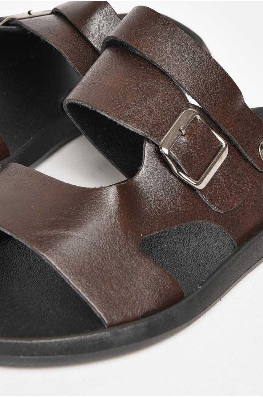 Сандалии мужские коричневого цвета 70с 212460 Сандалии мужские коричневого цвета 70с 212460