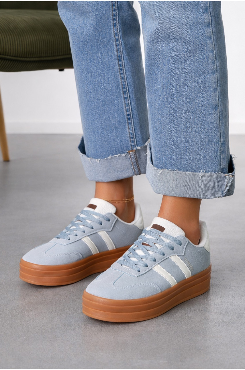 Кросівки жіночі блакитного кольору 1046-3 212471