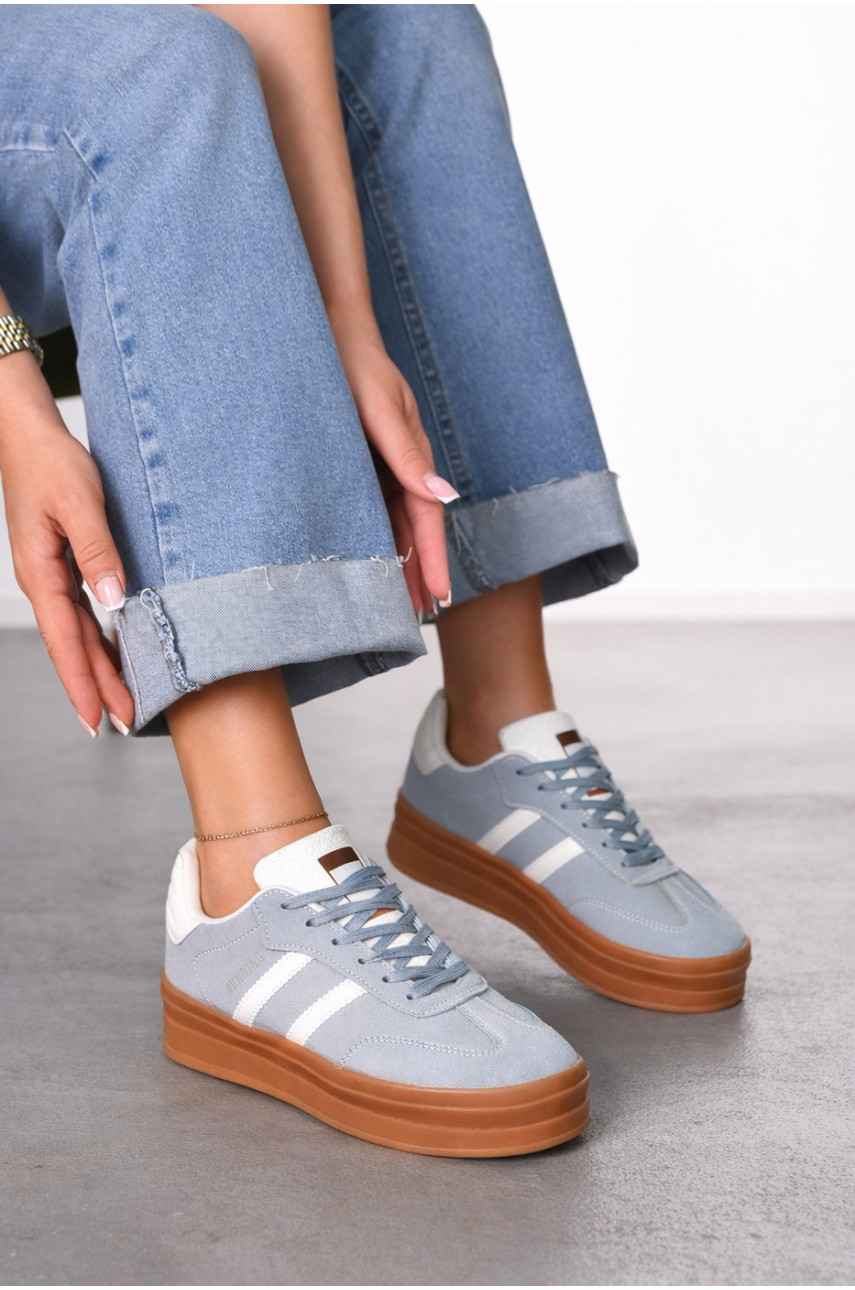 Кросівки жіночі блакитного кольору 1046-3 212471