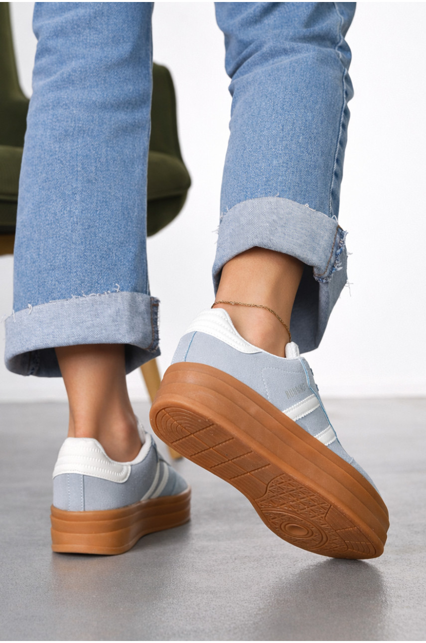 Кросівки жіночі блакитного кольору 1046-3 212471