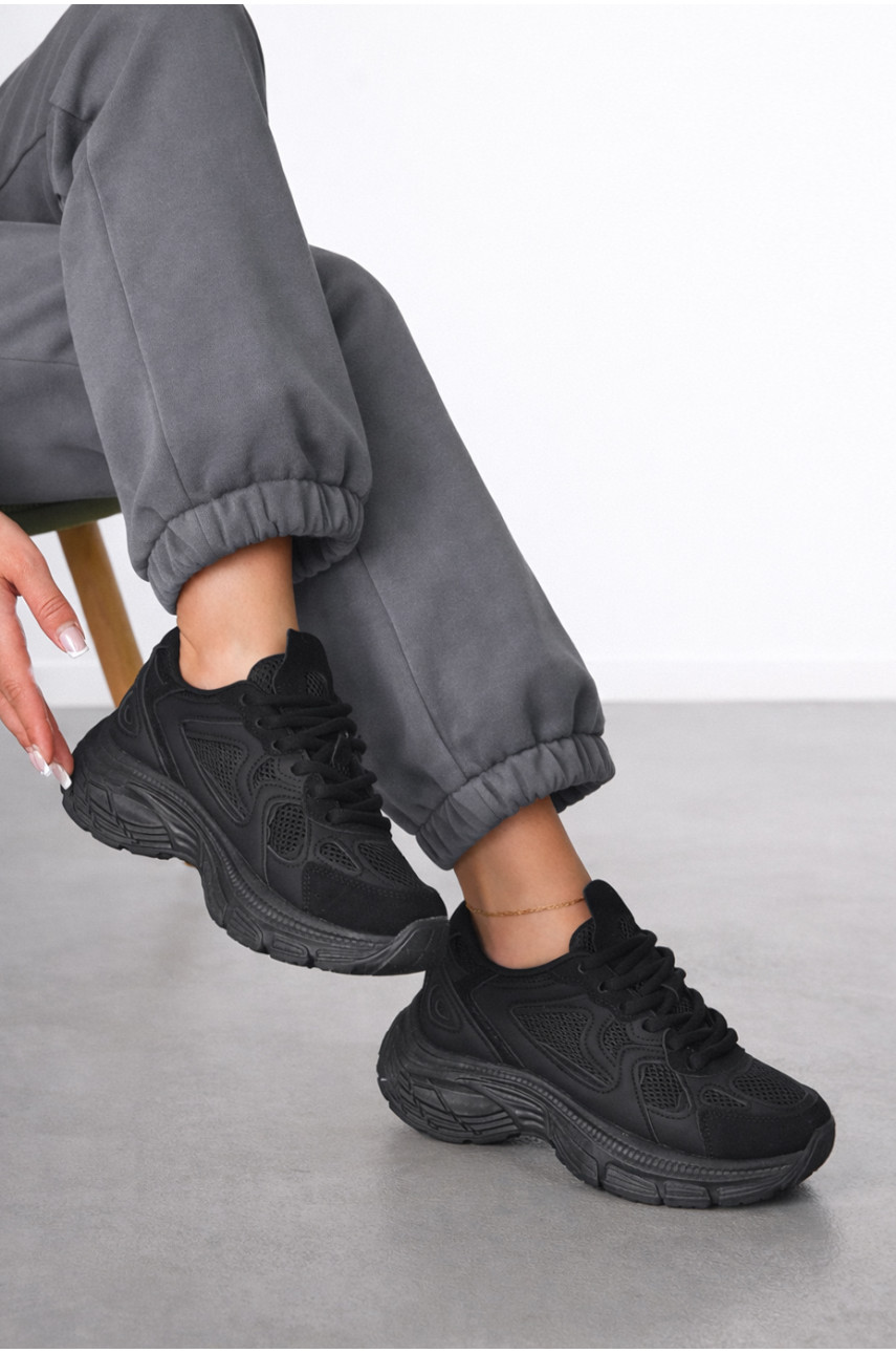 Кросівки жіночі чорного кольору 172-45 212473