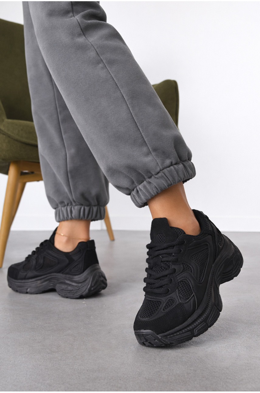 Кросівки жіночі чорного кольору 172-45 212473