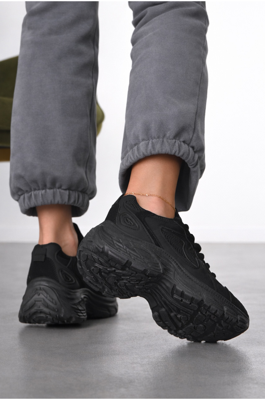 Кросівки жіночі чорного кольору 172-45 212473