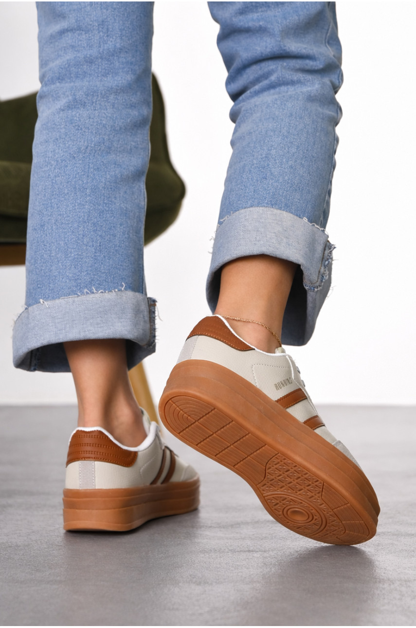 Кросівки жіночі сірого кольору 1046-6 212474