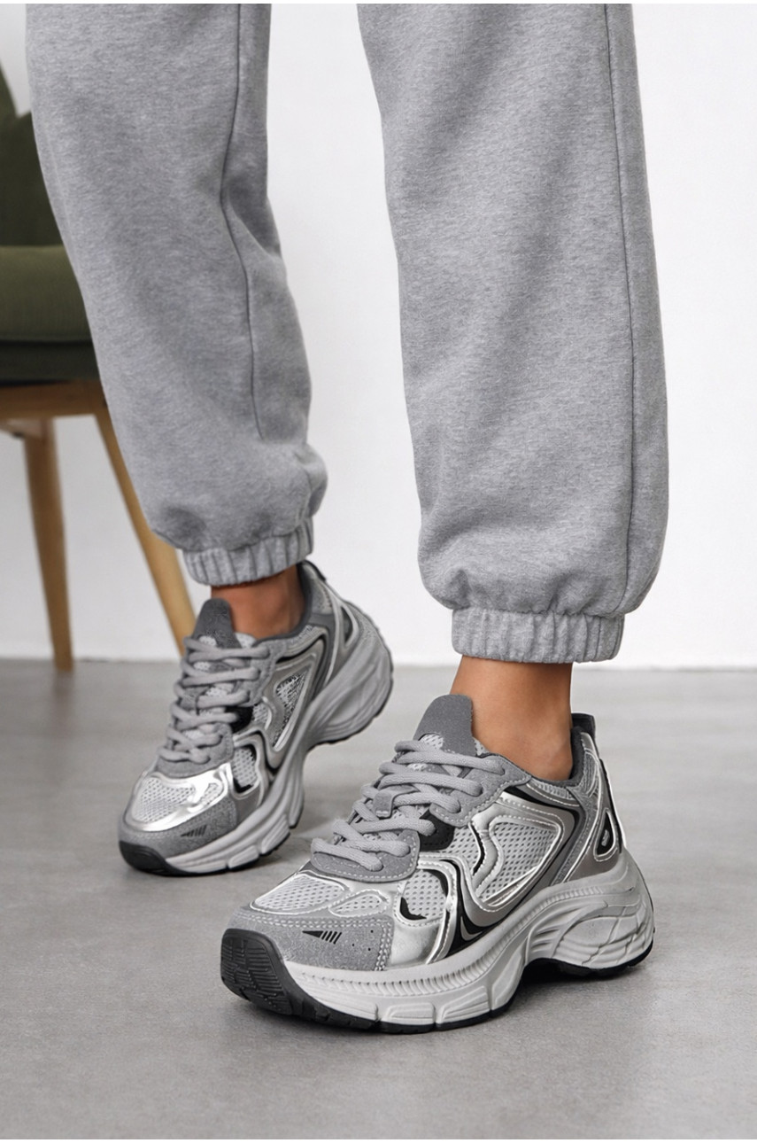 Кросівки жіночі сірого кольору 172-45 212475