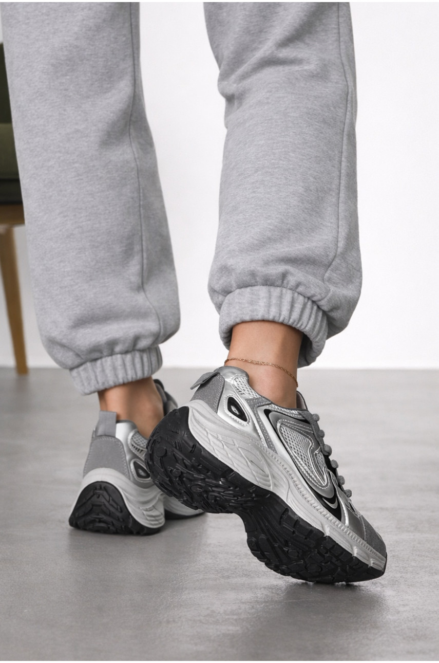 Кросівки жіночі сірого кольору 172-45 212475