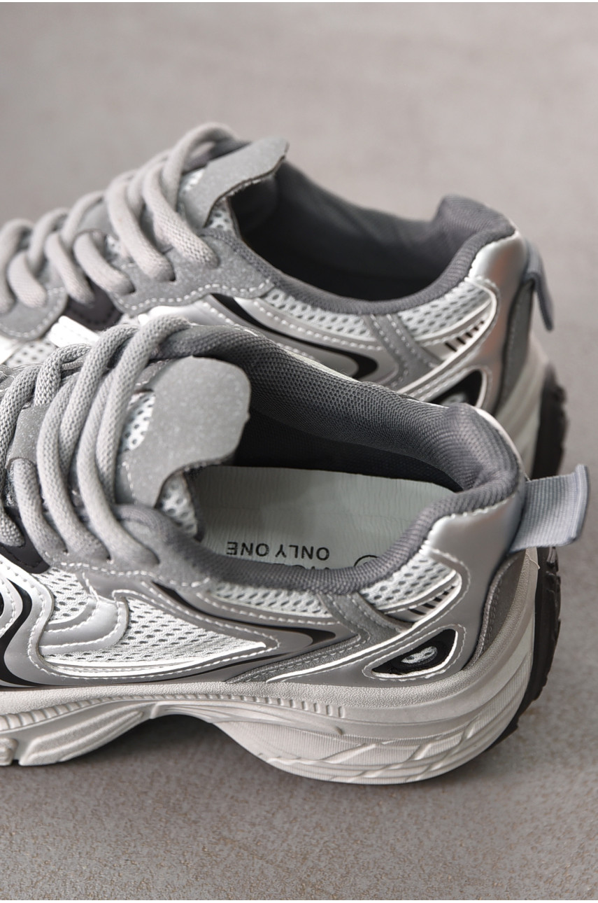 Кросівки жіночі сірого кольору 172-45 212475