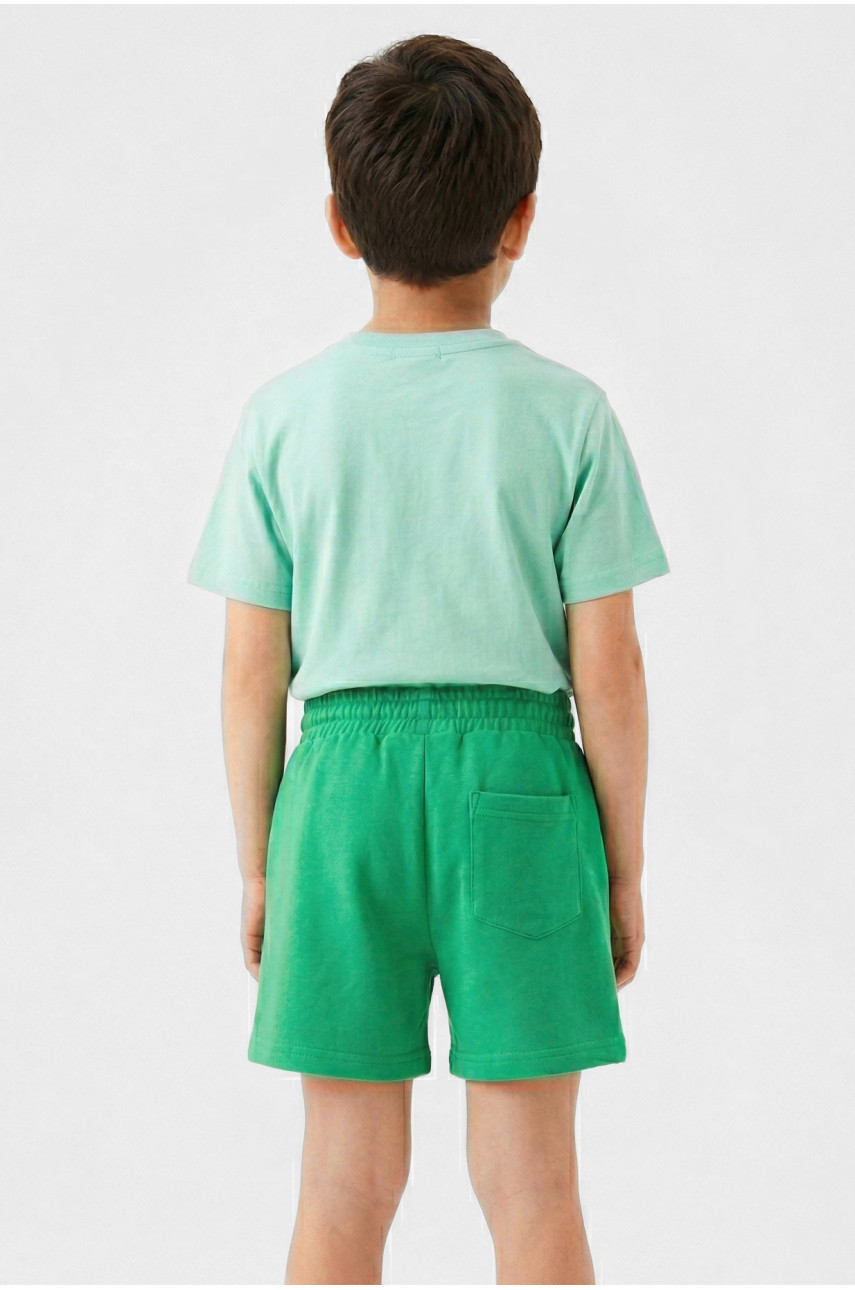 Шорти дитячі для хлопчика зеленого кольору 18126 212490