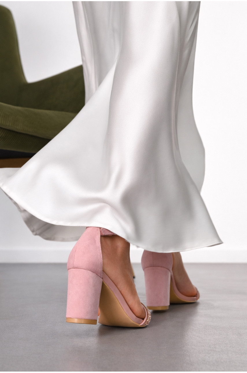 Босоніжки жіночі рожевого кольору СМД41 212500