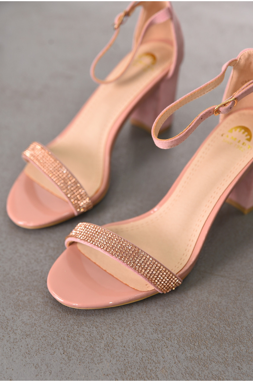 Босоніжки жіночі рожевого кольору СМД41 212500