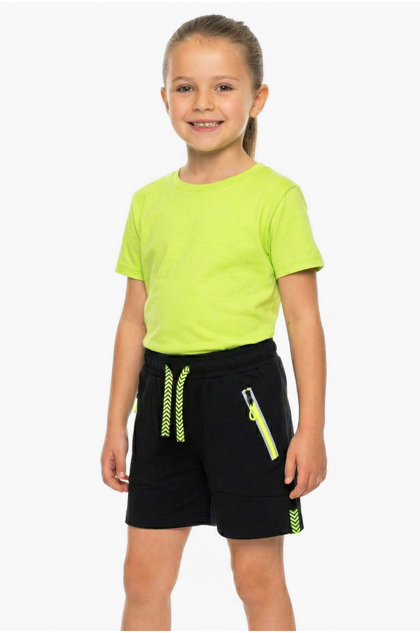 Шорти дитячі для дівчинки чорного кольору 944 212503