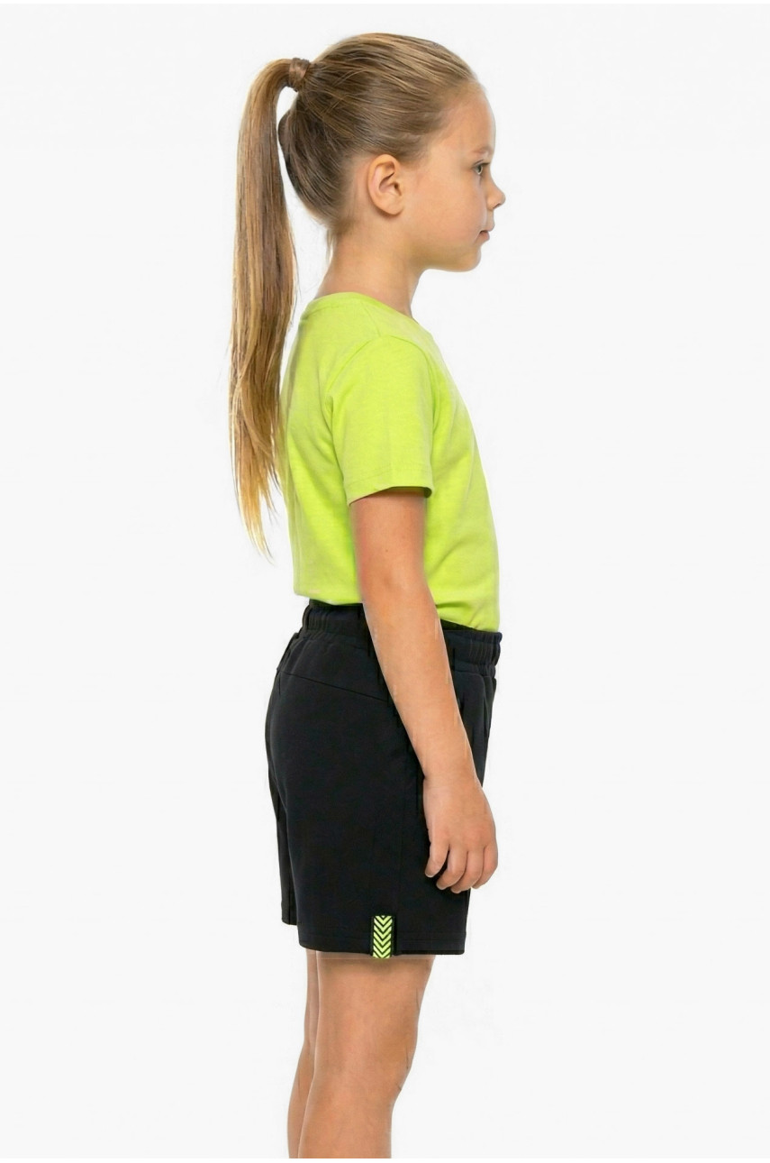 Шорти дитячі для дівчинки чорного кольору 944 212503