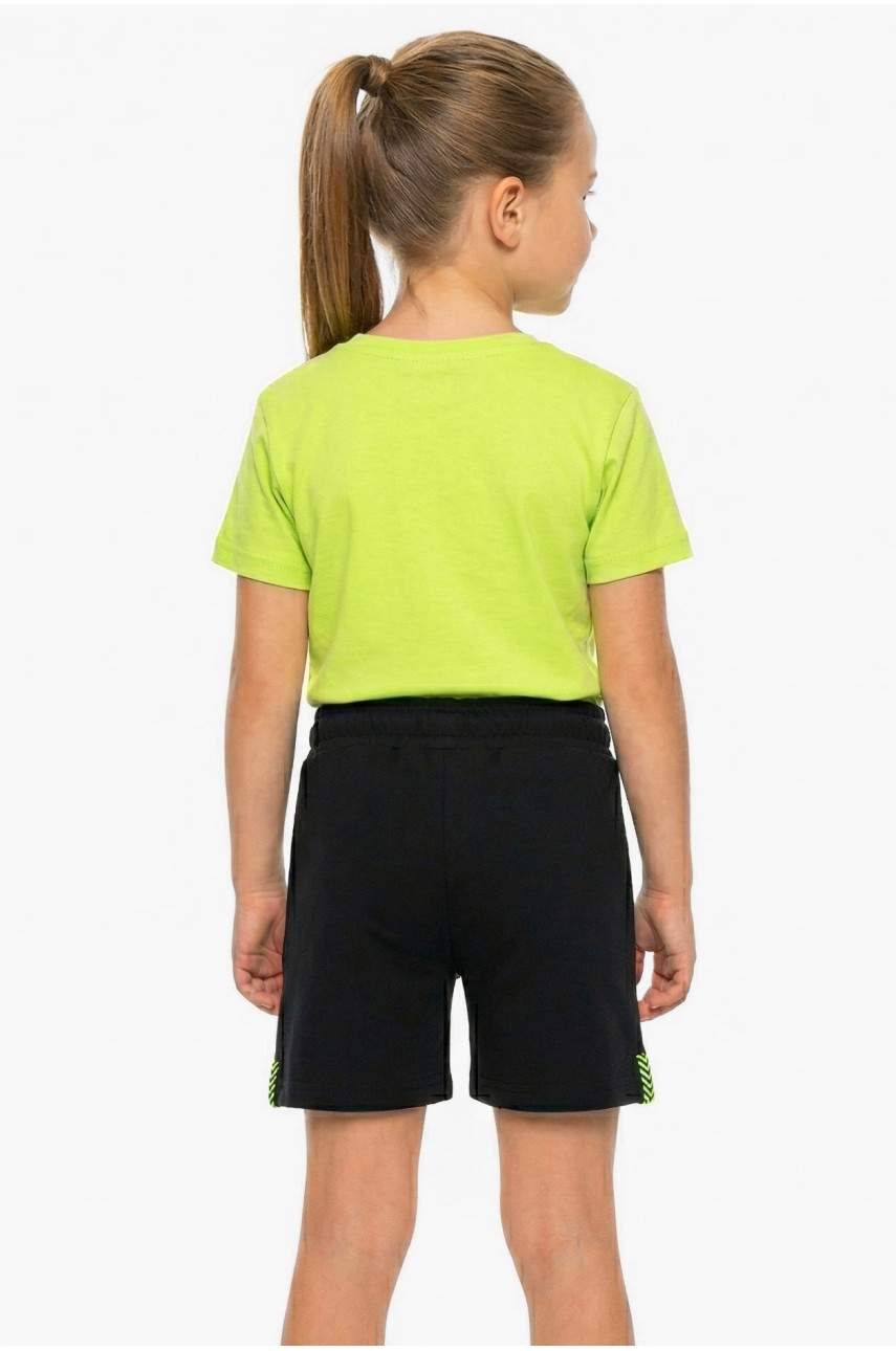 Шорти дитячі для дівчинки чорного кольору 944 212503