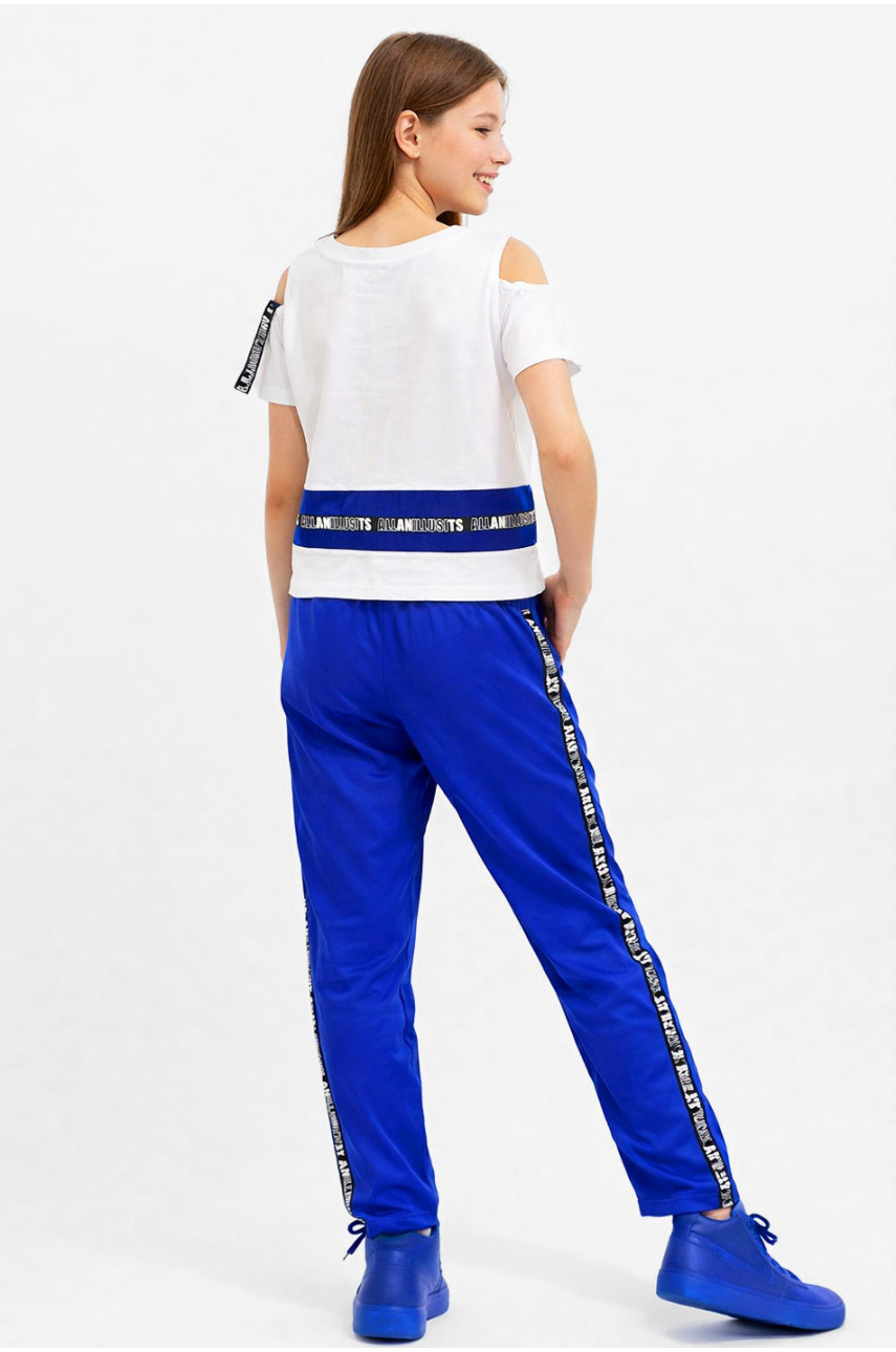 Костюм подростковый для девочки белого цвета 6024 212511