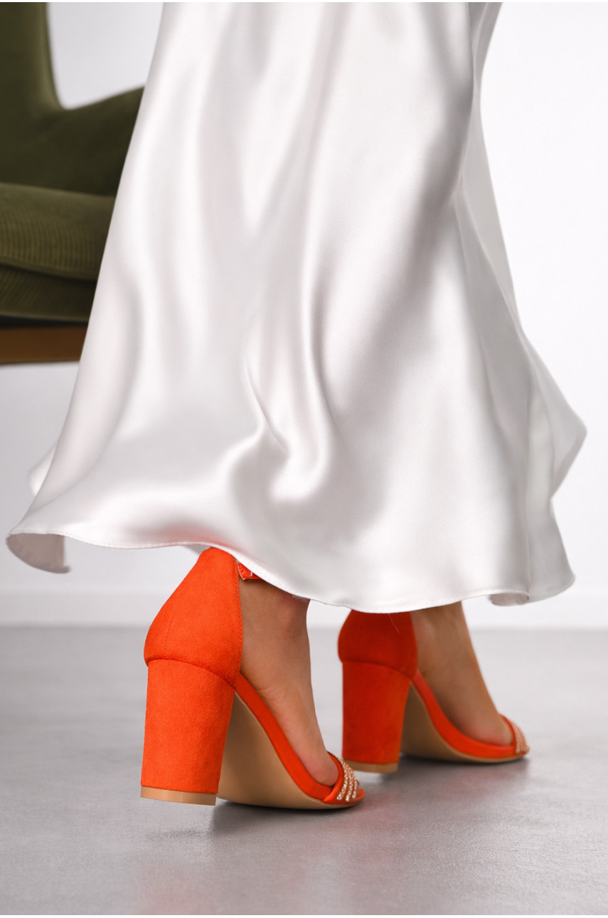 Босоніжки жіночі коралового кольору СМД40 212522