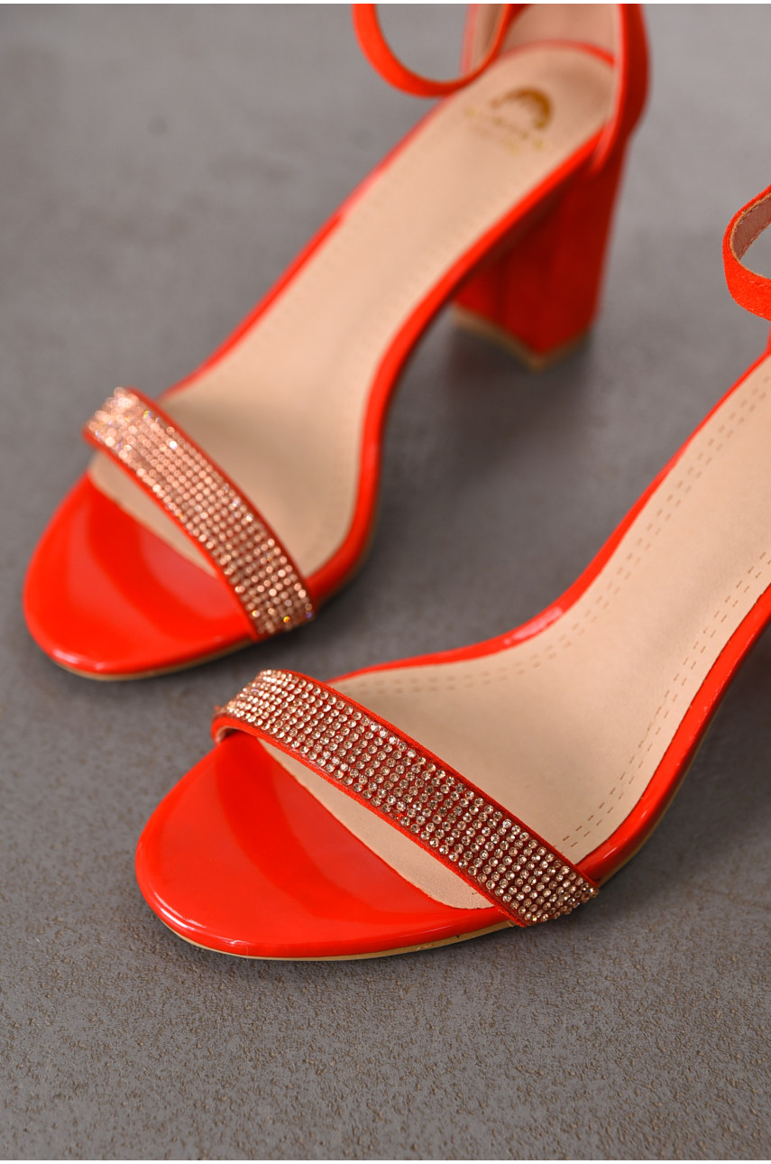 Босоніжки жіночі коралового кольору СМД40 212522