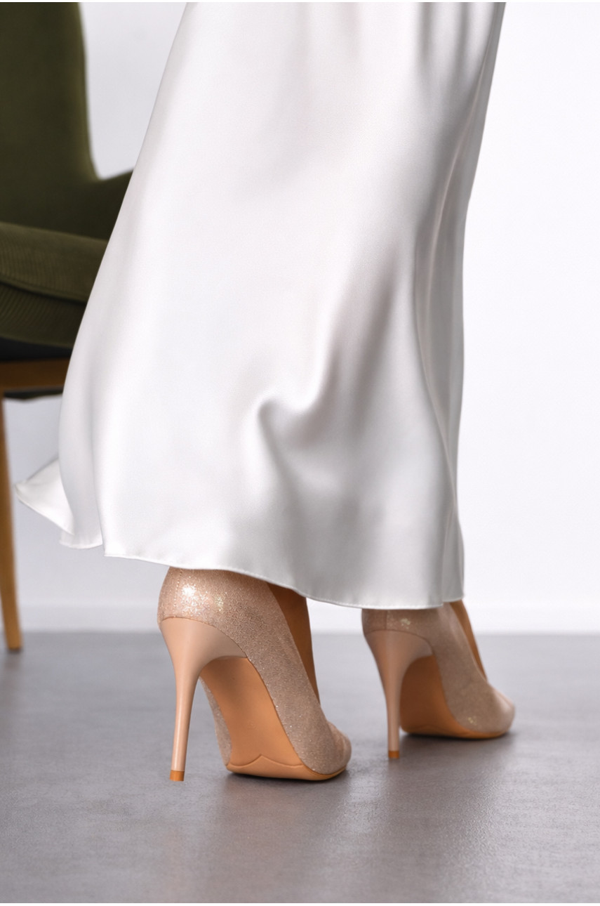 Туфлі жіночі золотистого кольору СМД35 212534