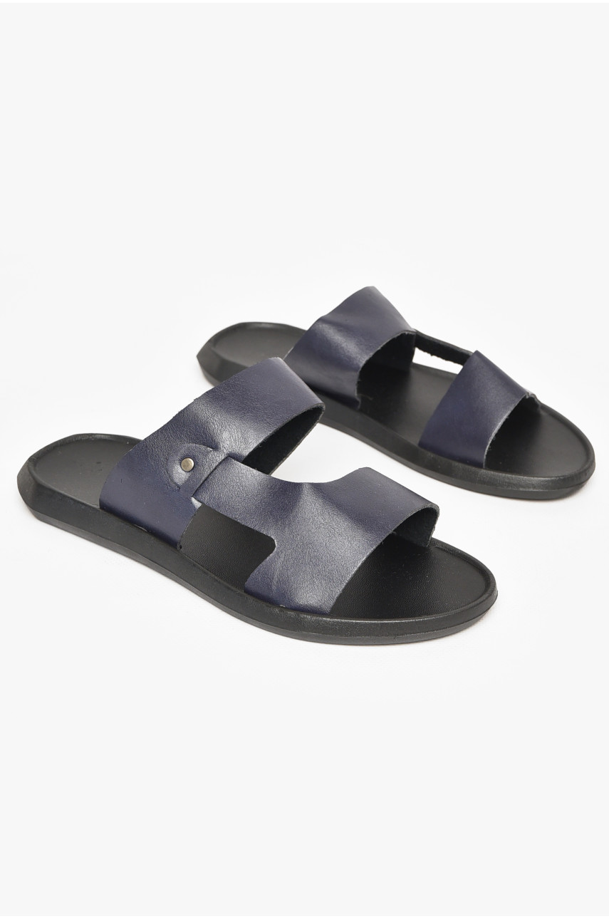 Сандалии мужские темно-синього цвета 90В 212548