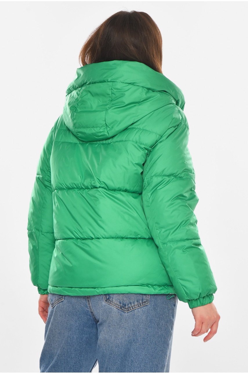 Куртка жіноча демісезонна зеленого кольору 2230 212555