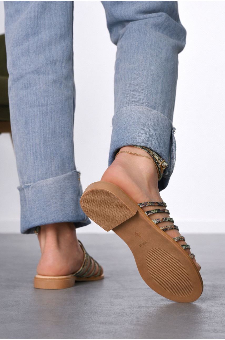 Босоніжки жіночі чорного кольору СМД67 212557