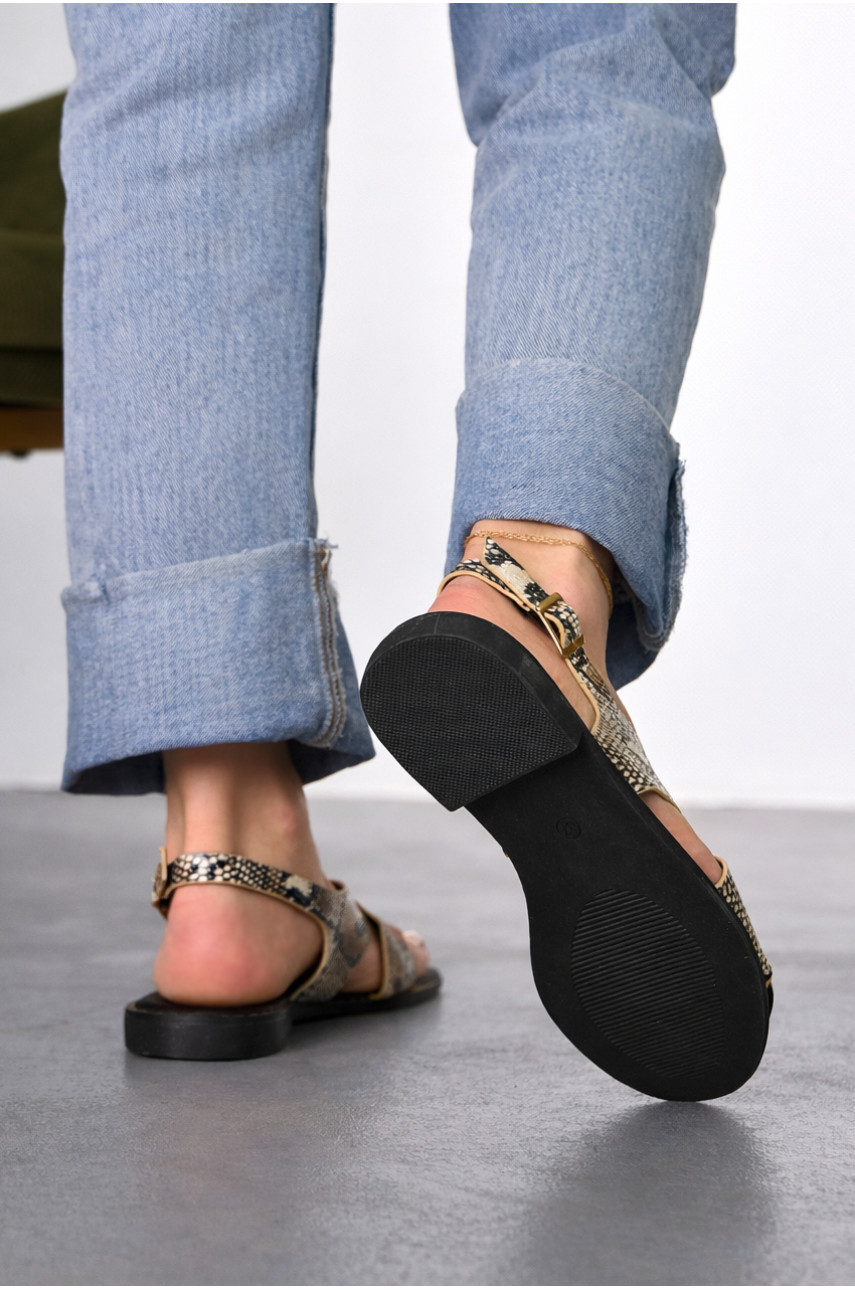 Босоніжки жіночі чорного кольору СМД82 212563