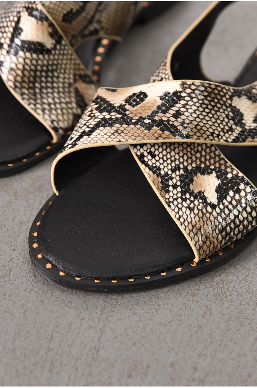 Босоніжки жіночі чорного кольору СМД82 212563