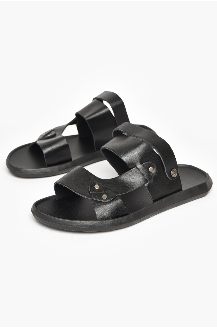 Сандали мужские черного цвета 75Н 212572