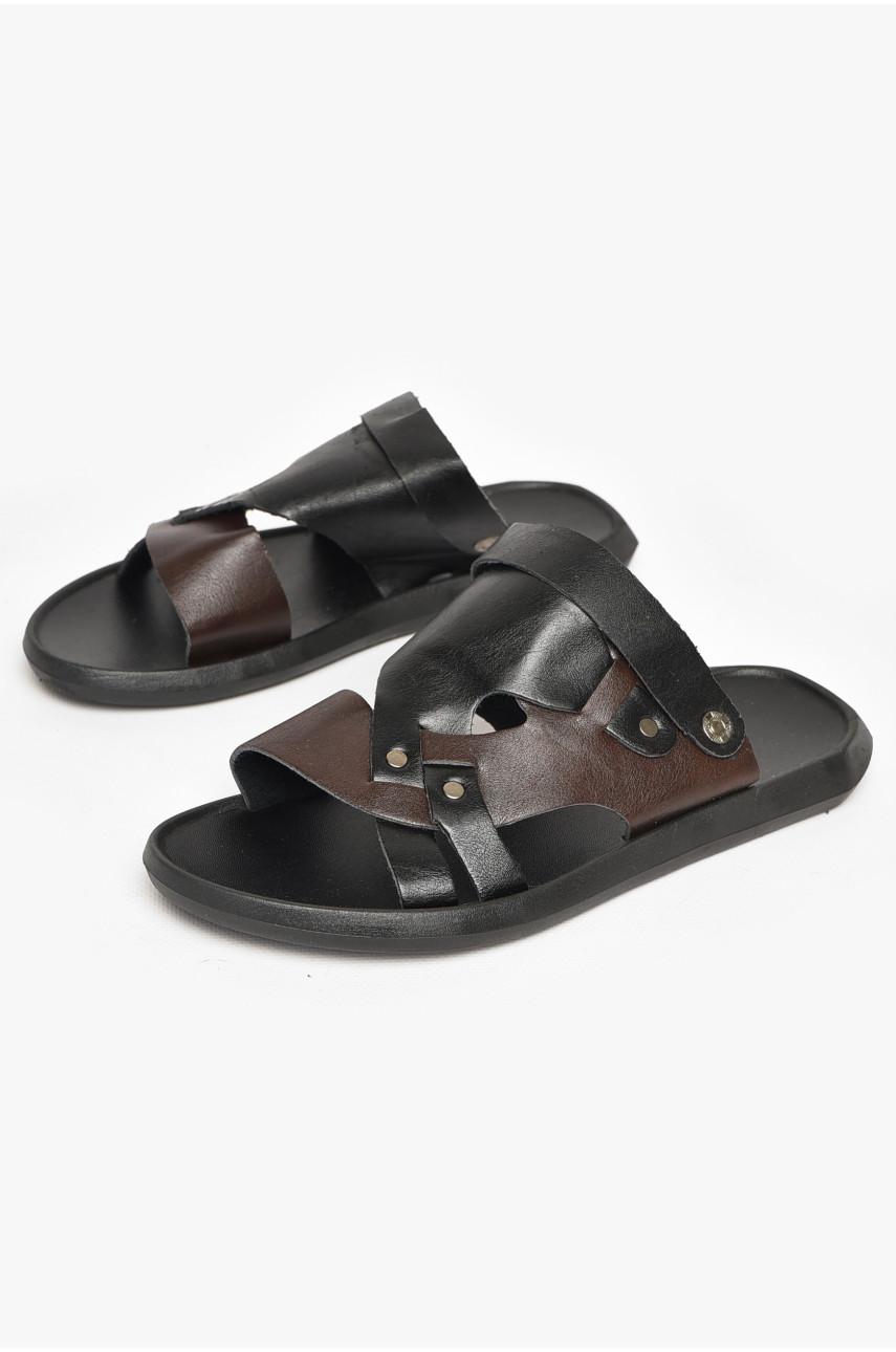 Сандали мужские черного цвета 77А 212578