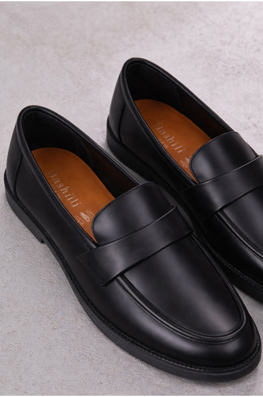 Туфлі-лофери жіночі чорного кольору 6548-2 212594