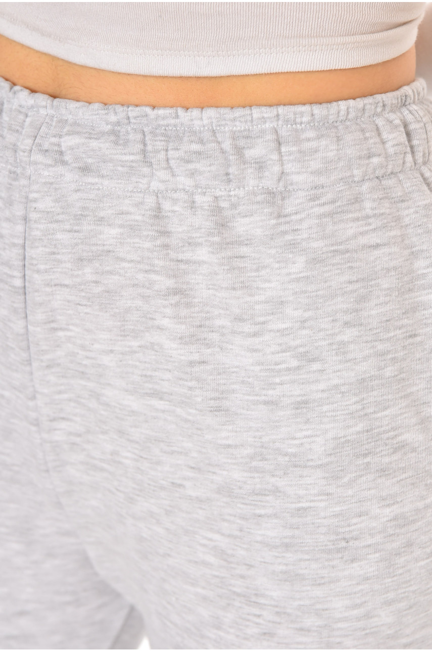 Спортивні штани жіночі однотонні сірого кольору 212640
