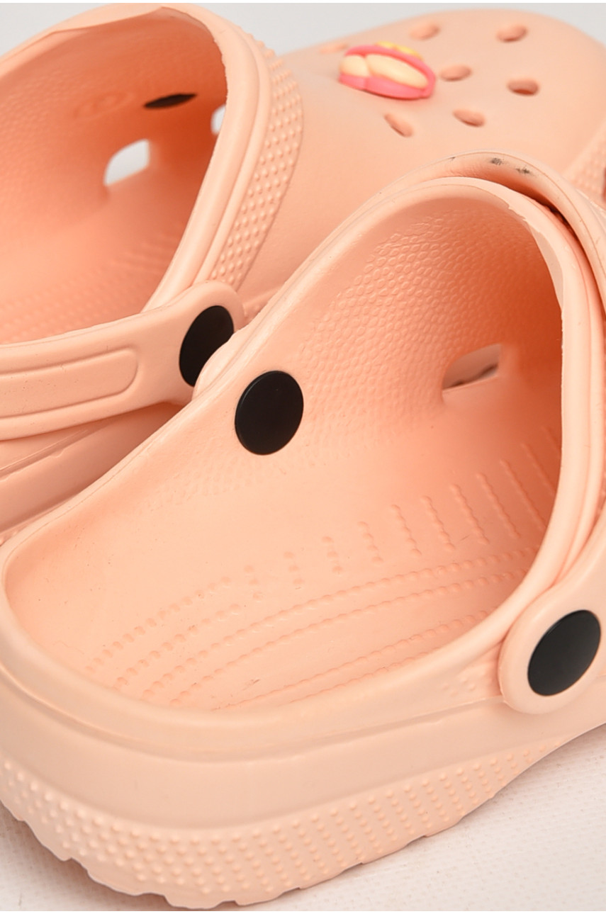 Кроксы женские персикового цвета 3001 212647