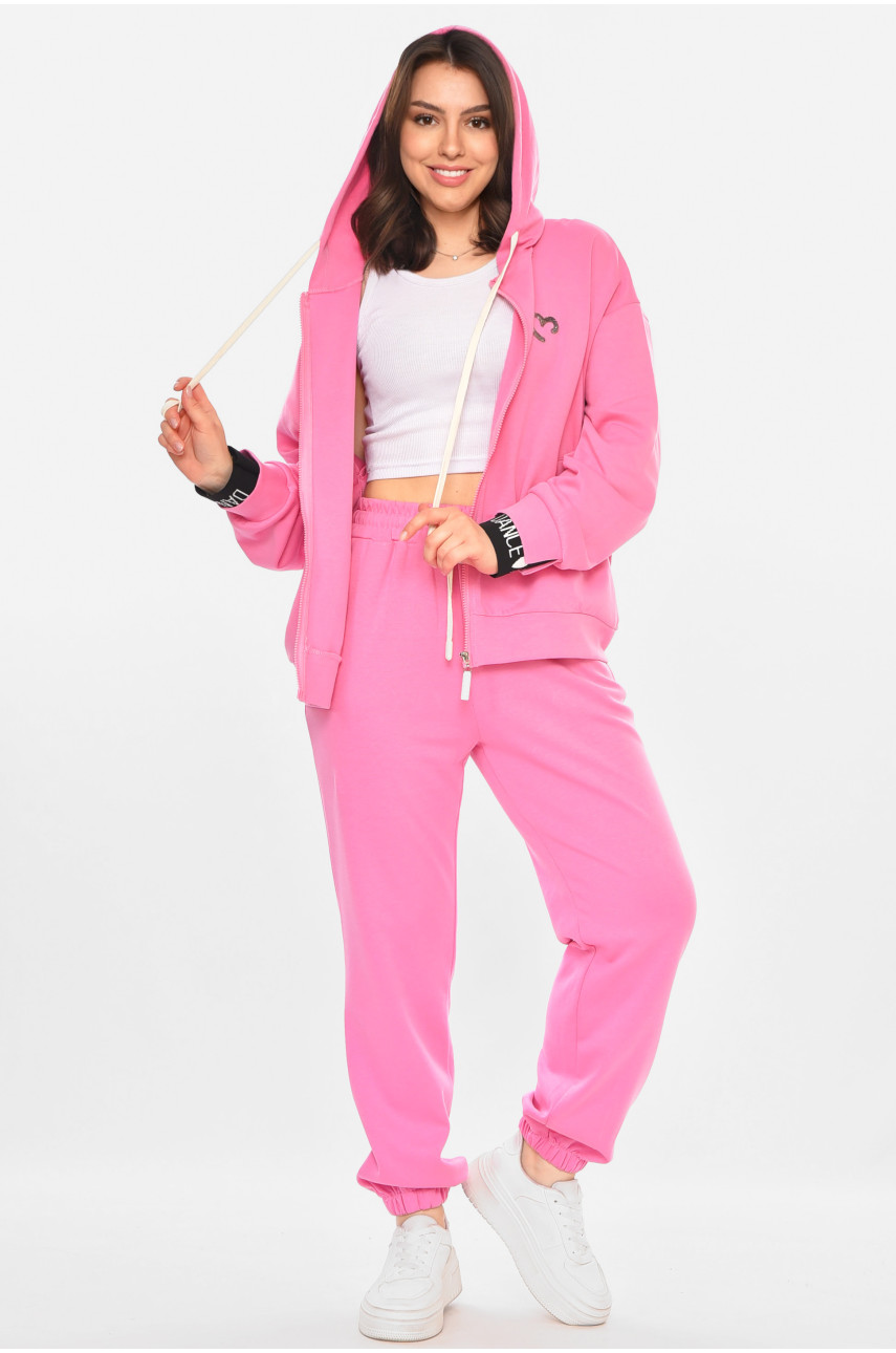 Спортивный костюм женский розового цвета P-451 212648