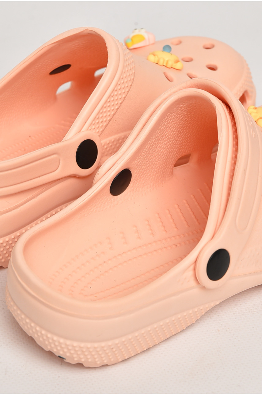 Кроксы женские персикового цвета 3001 212649
