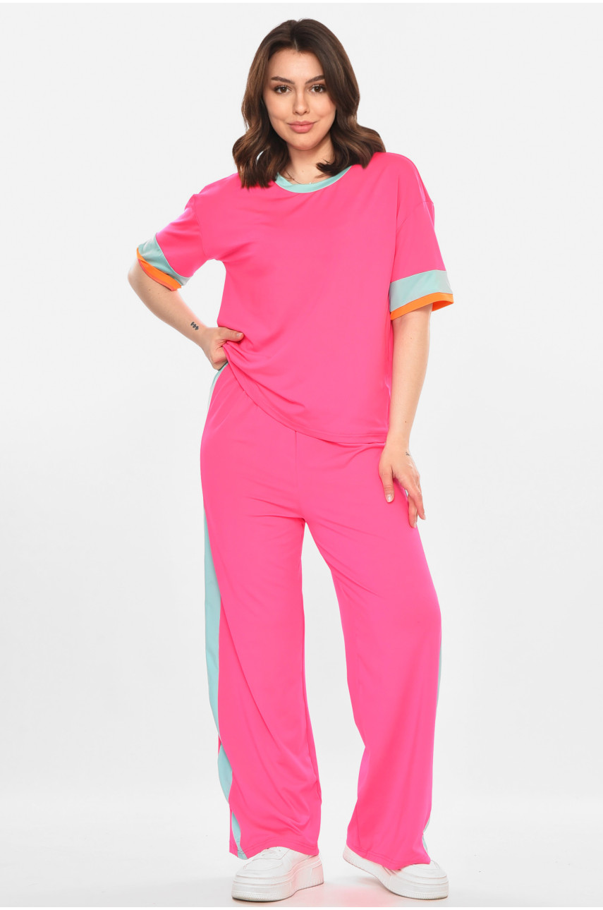 Спортивный костюм женский розового цвета 212657