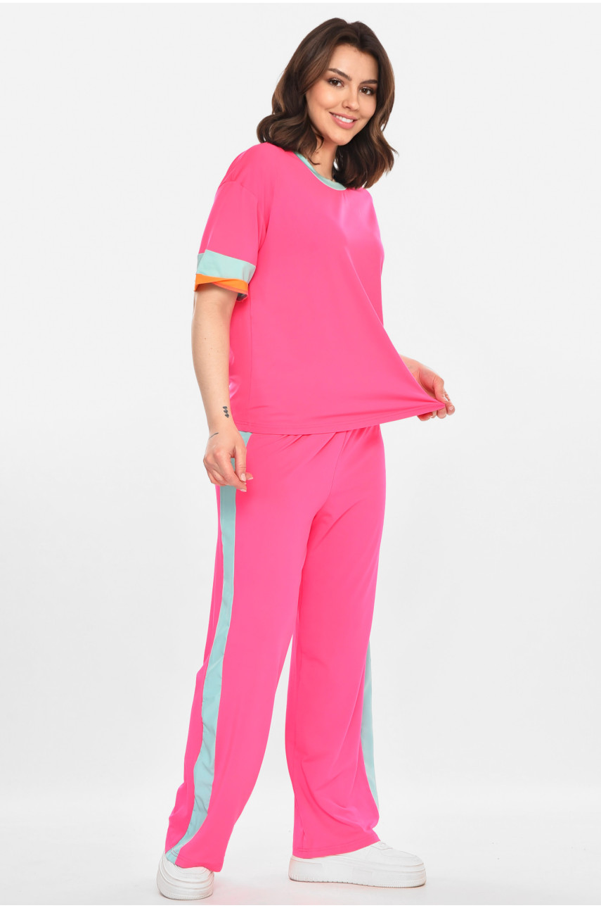 Спортивный костюм женский розового цвета 212657