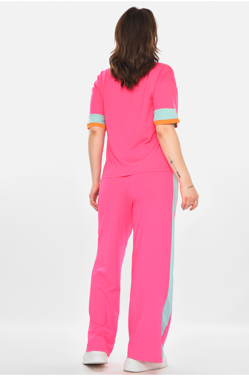 Спортивный костюм женский розового цвета 212657