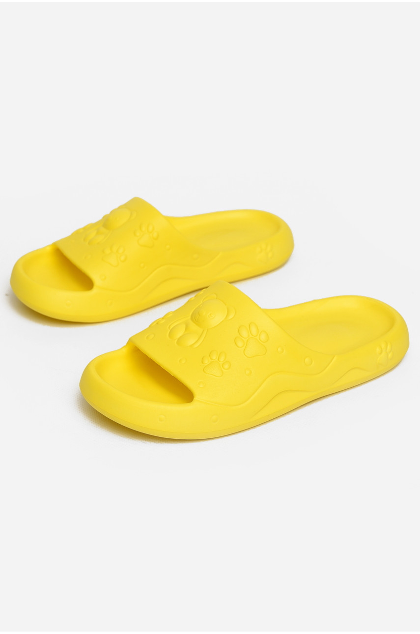 Шльопанці піна жіночі жовтого кольору 5066-2 212663