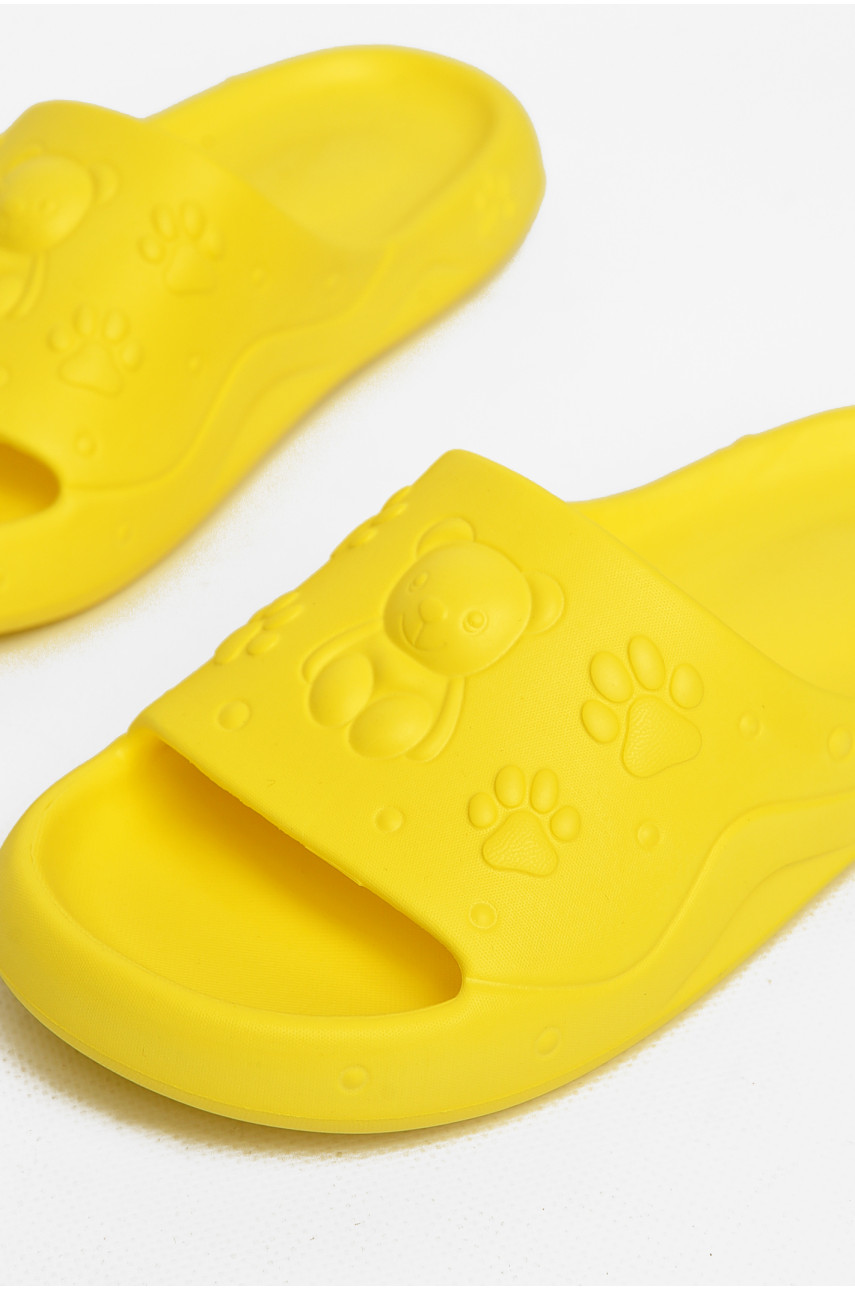 Шльопанці піна жіночі жовтого кольору 5066-2 212663