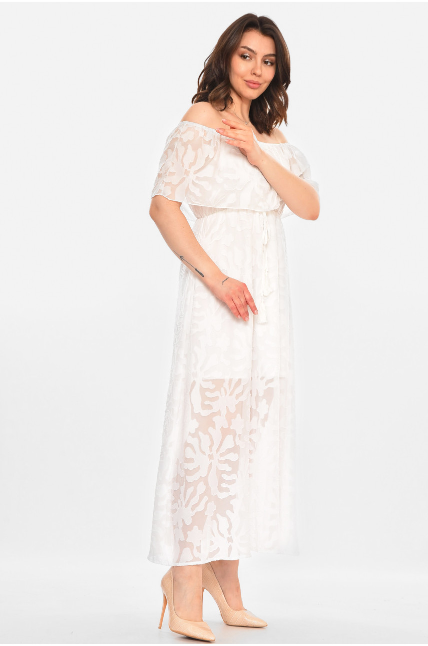 Сарафан женский белого цвета 212669