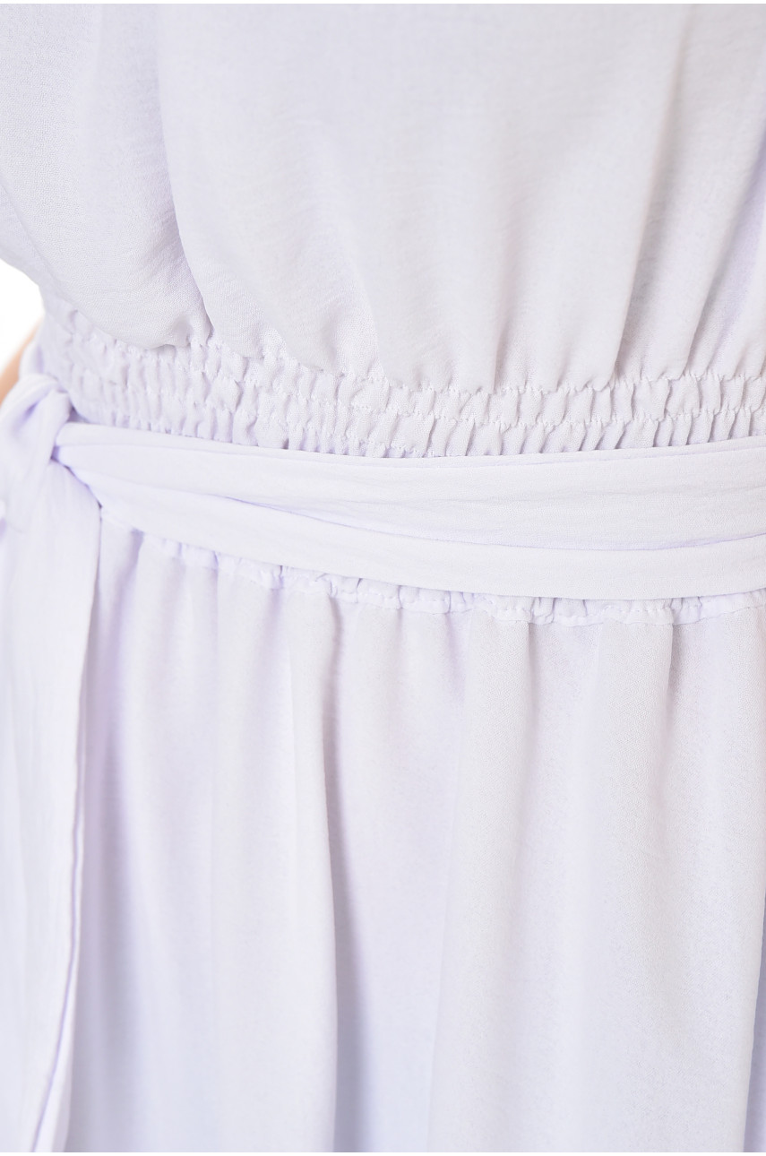 Платье женское однотонное белого цвета 212671