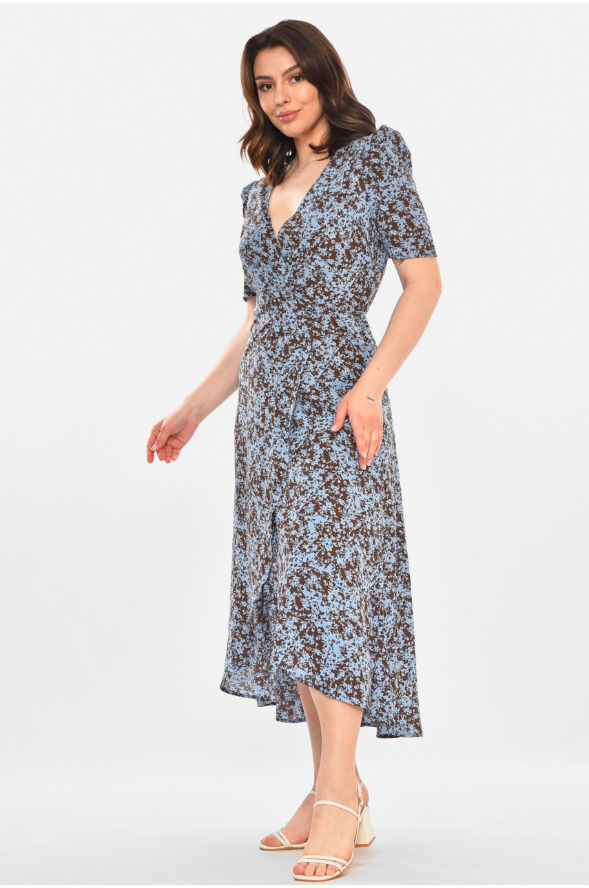 Платье женское голубого цвета 212689