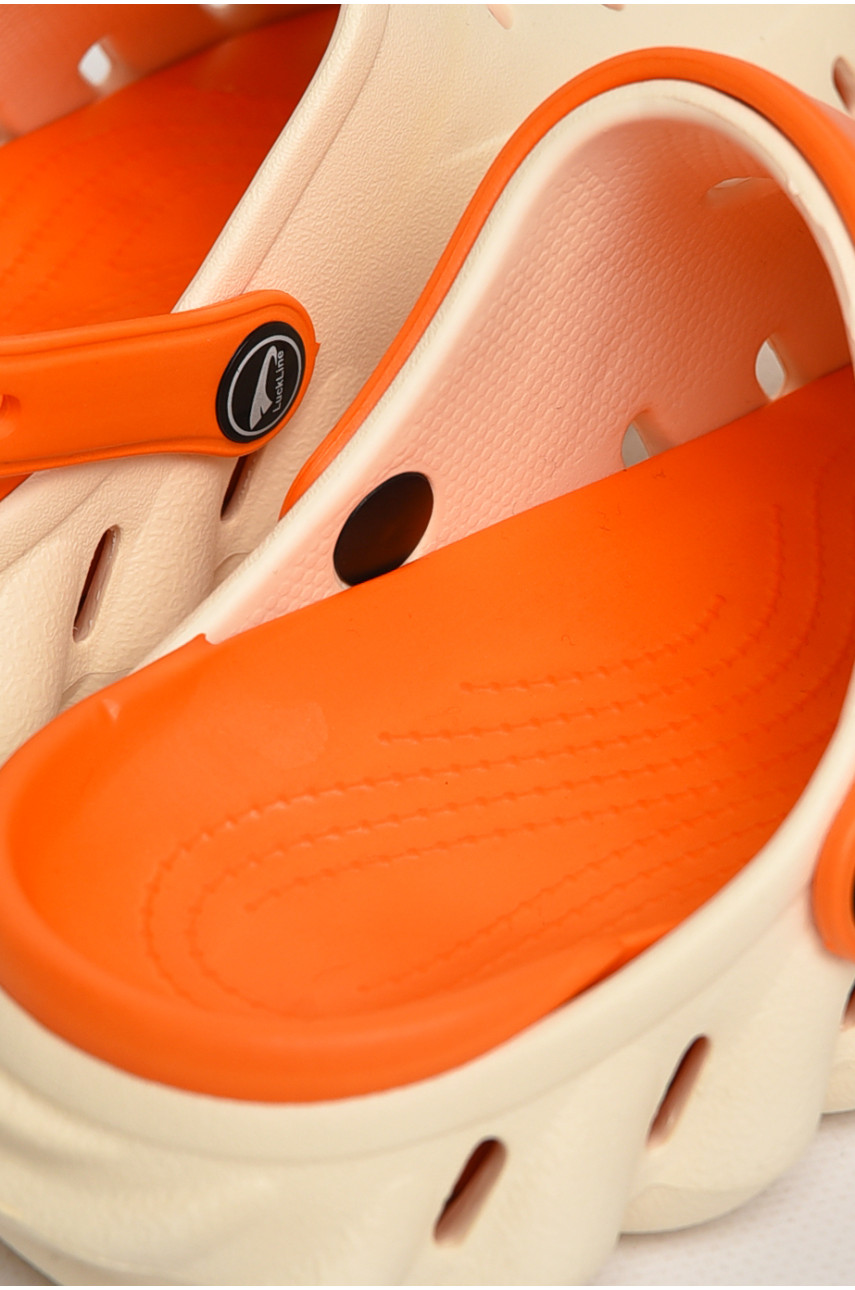 Кроксы женские молочного цвета 5061-2 212710